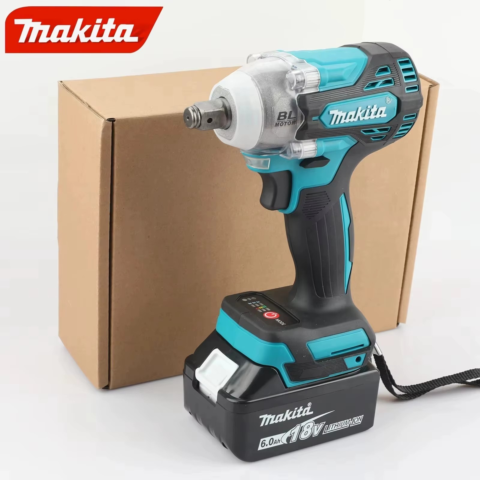 1/2" Brushless Impact Wrench For Makita 18V | DTW300 Type Bare Tool - Image 4