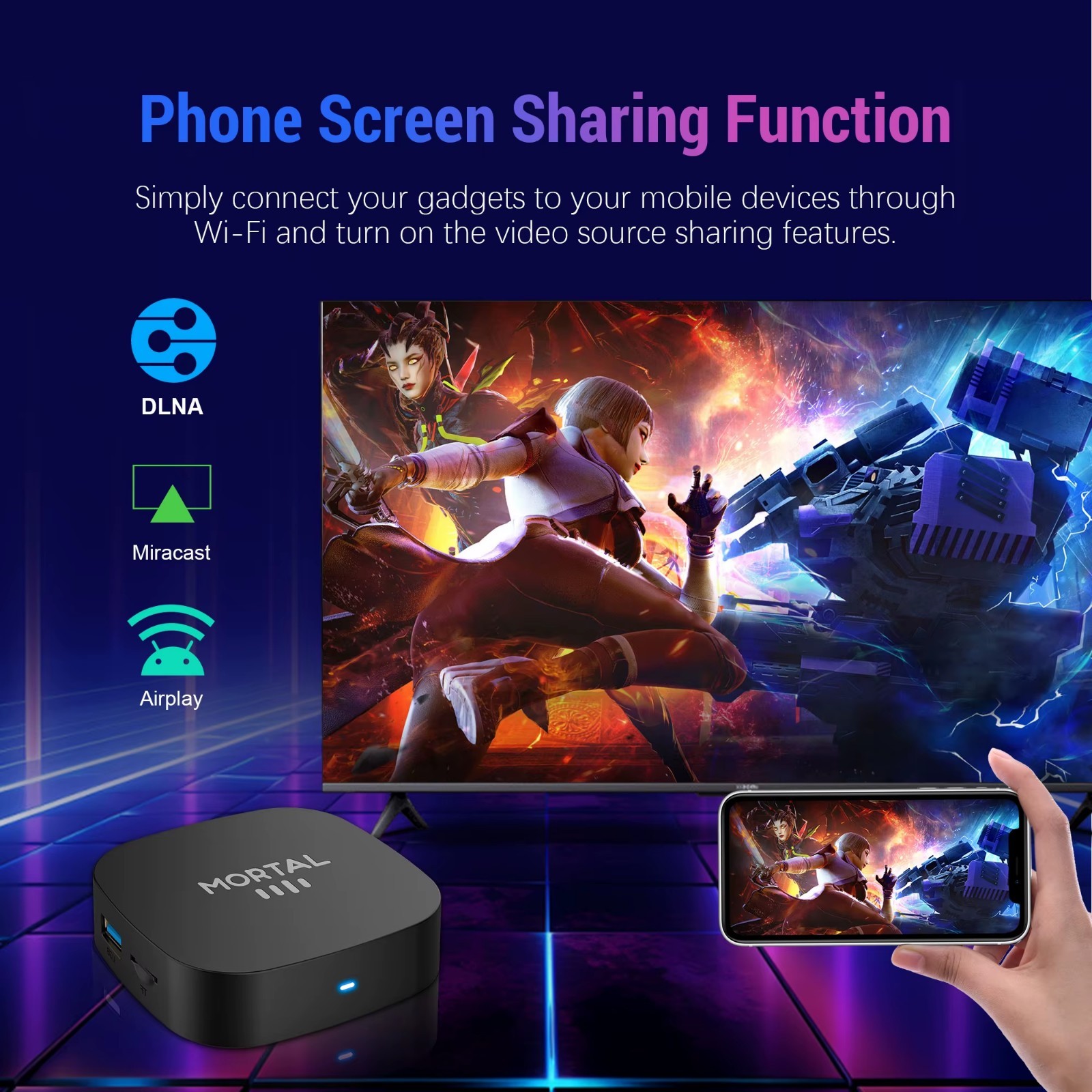 Android TV Box 8K Media Streamer RK3518 8GB RAM 128GB Dual WiFi - Image 2