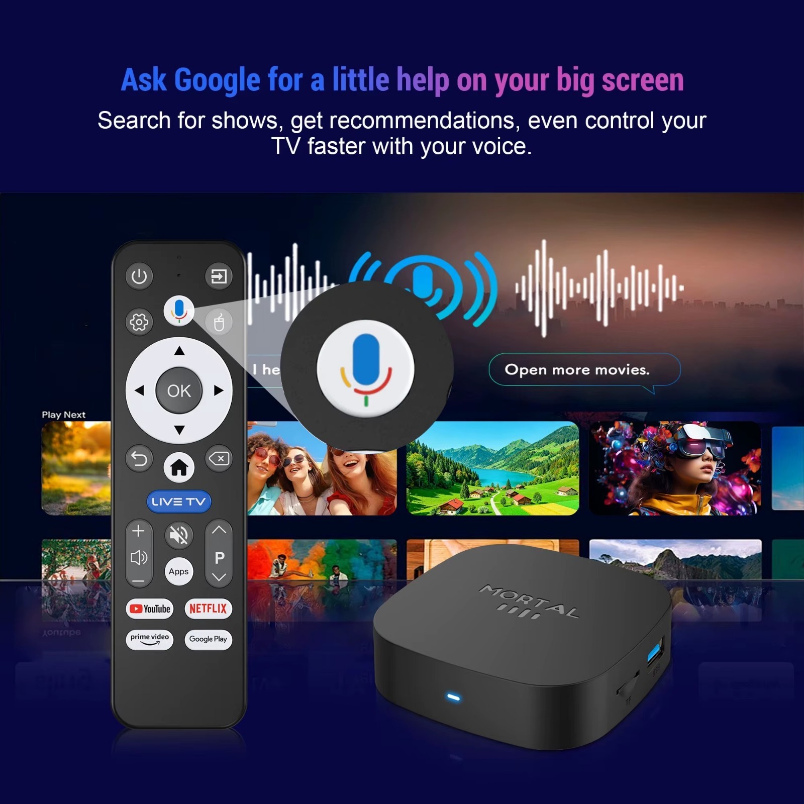 Android TV Box 8K Media Streamer RK3518 8GB RAM 128GB Dual WiFi - Image 5