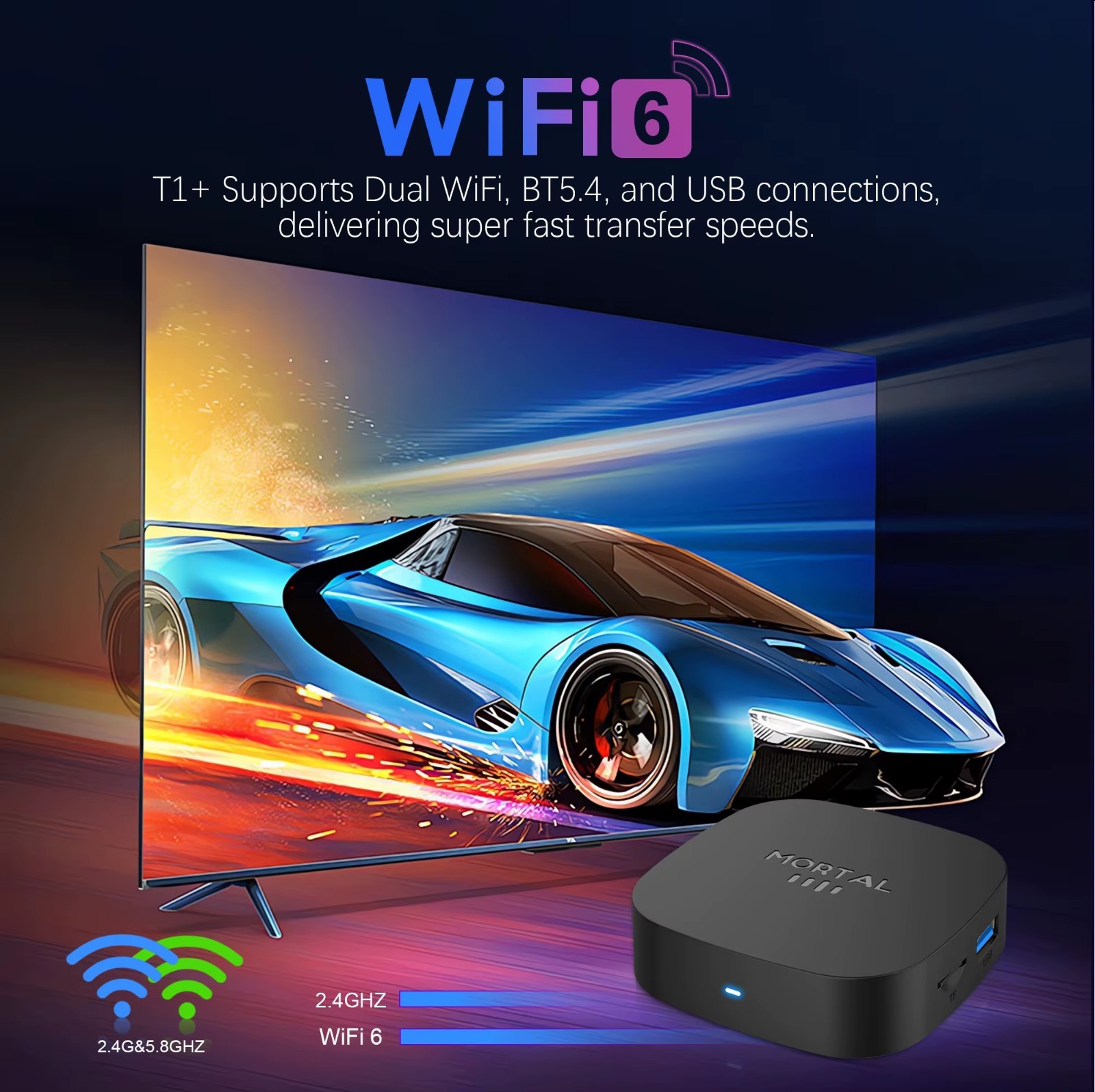 Android TV Box 8K Media Streamer RK3518 8GB RAM 128GB Dual WiFi - Image 6