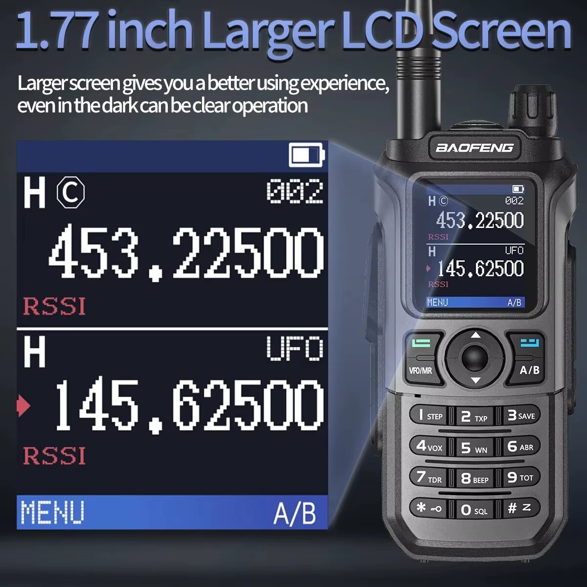 Baofeng UV-21 Pro Walkie Talkie Multi-Band Type-C Ham Two-Way Radio - Image 7