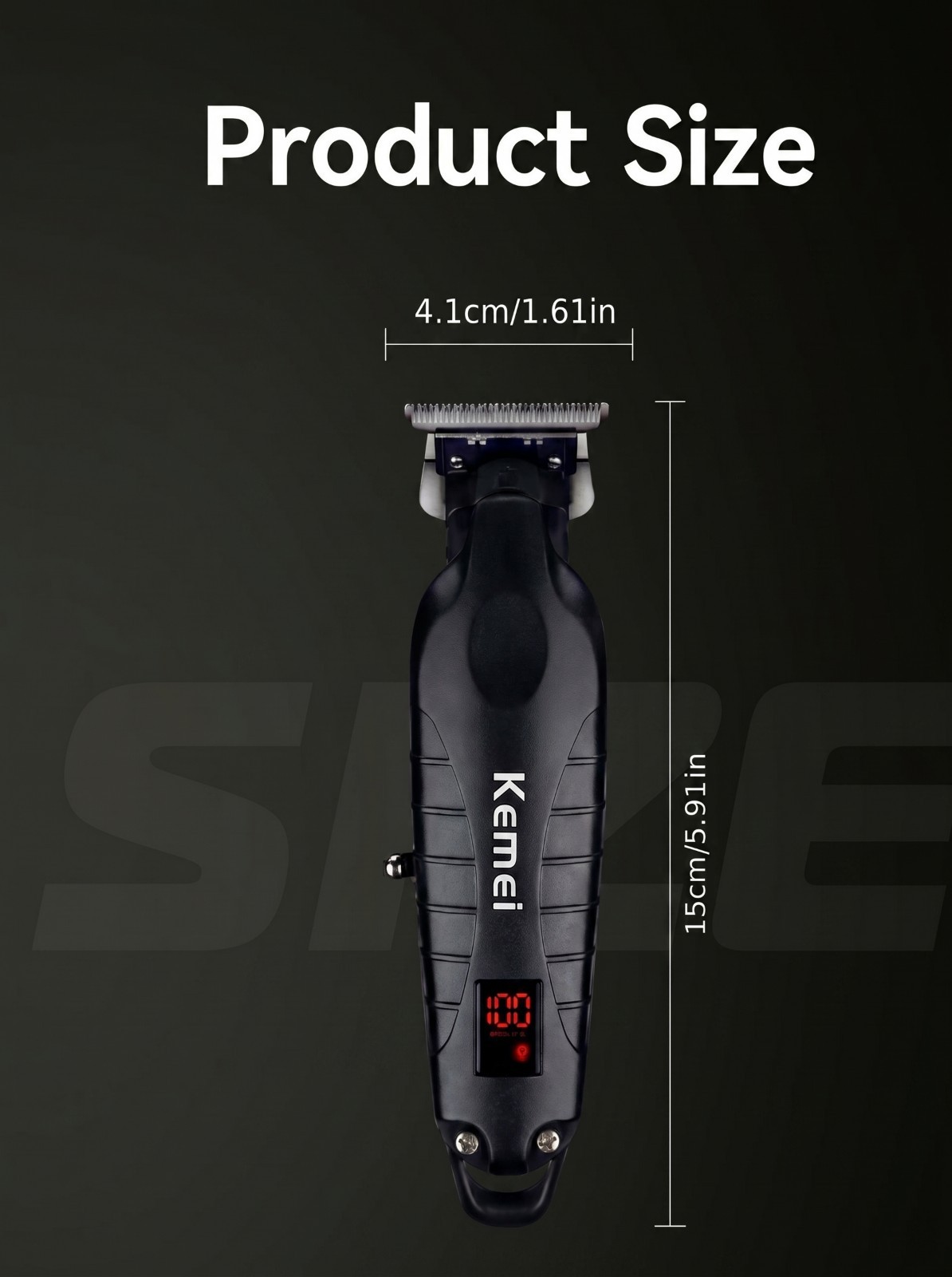 Kemei KM-2293 Hair Clipper Professional Electric Rechargeable Barber Trimmer - Image 4
