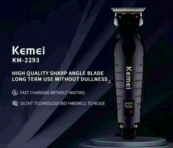 Kemei KM-2293 Hair Clipper Professional Electric Rechargeable Barber Trimmer - Image 5