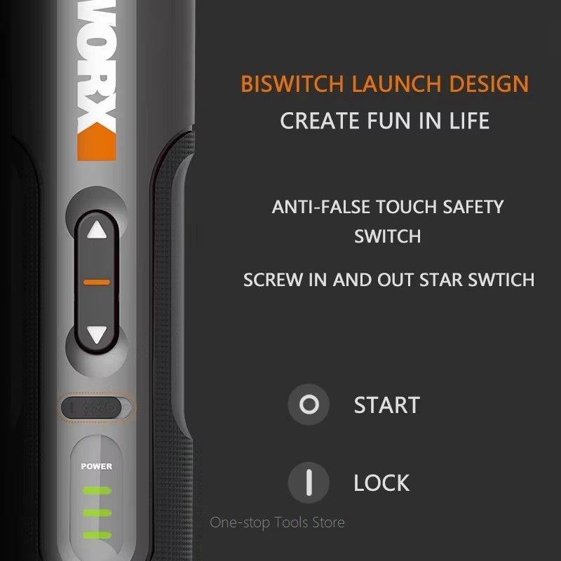 Worx 4V Electrical Screwdriver Set WX242 Smart Cordless Electric Screwdriver - Image 3