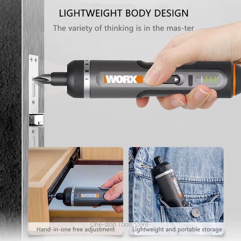 Worx 4V Electrical Screwdriver Set WX242 Smart Cordless Electric Screwdriver - Image 7